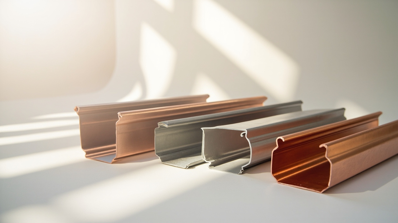 gutter types and installation cost seamless aluminum copper vinyl