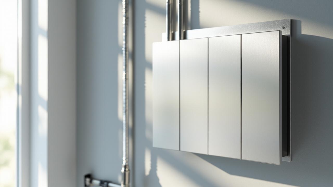 Home electrical system main breaker panel and branch circuits