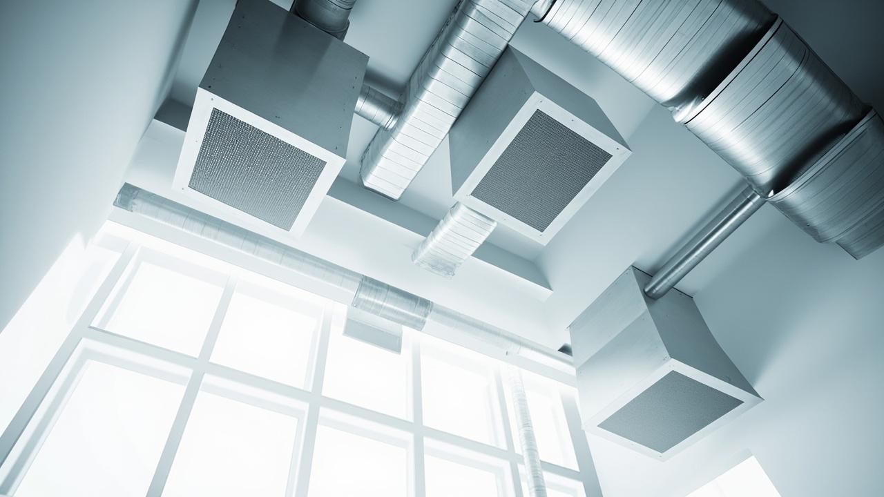 HVAC system components furnace air handler and ductwork