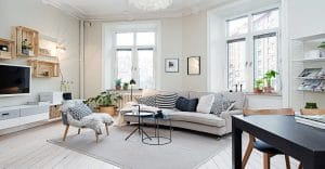 desain rumah scandinavian yang bersih dan elegan