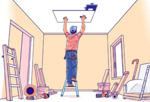 Cara Pasang Plafon Asbes di Rumah