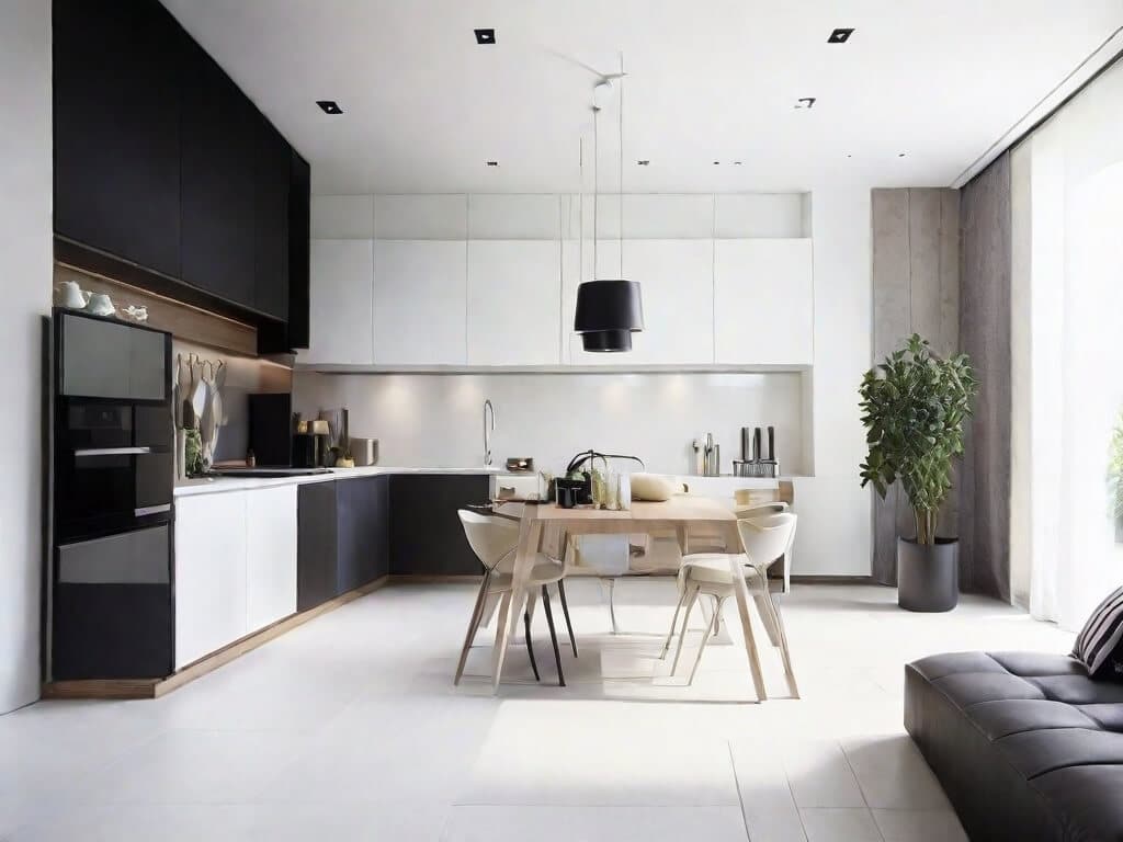 Dapur Terbuka dengan Konsep Ruang Tamu