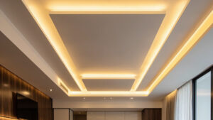 Drop Ceiling Ruang Tamu Minimalis