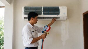 freon ac bocor tanda penyebab