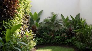 taman vertikal vs depan