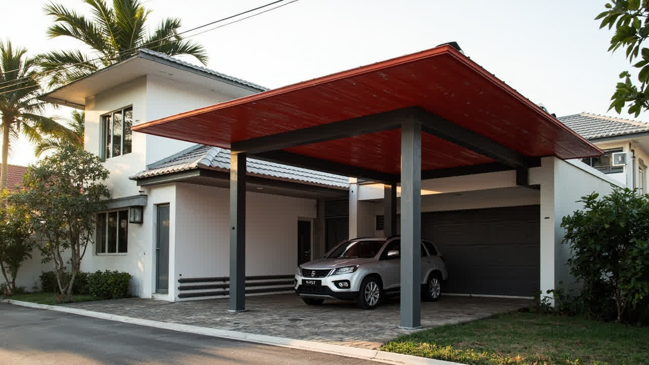 kanopi genteng metal