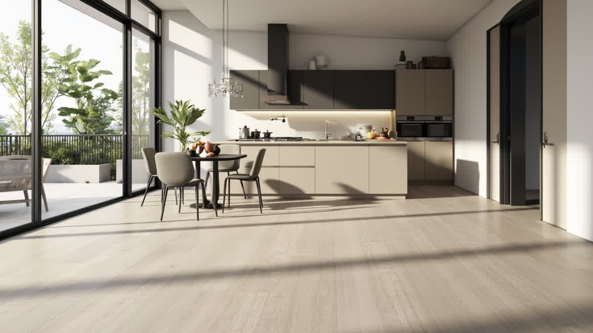 Lantai vinyl untuk dapur rumah