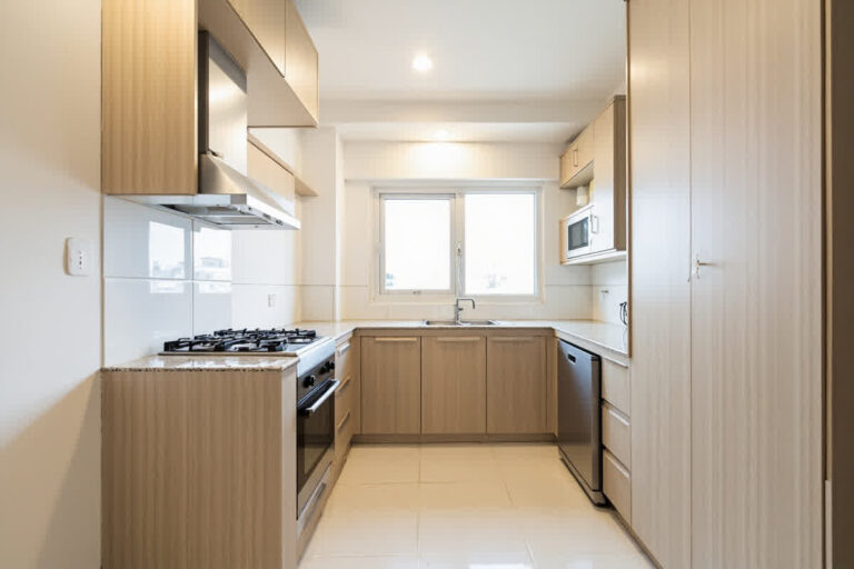 Renovasi dapur kecil L-shape 3x3 meter