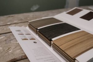 Substrat HPL multiplek vs MDF vs blockboard - contoh kayu lapis dan panel kayu