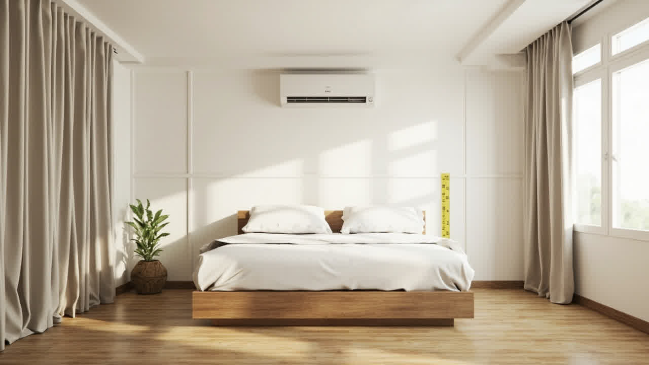 Ukuran AC untuk Kamar Tidur - tabel BTU per ukuran ruangan